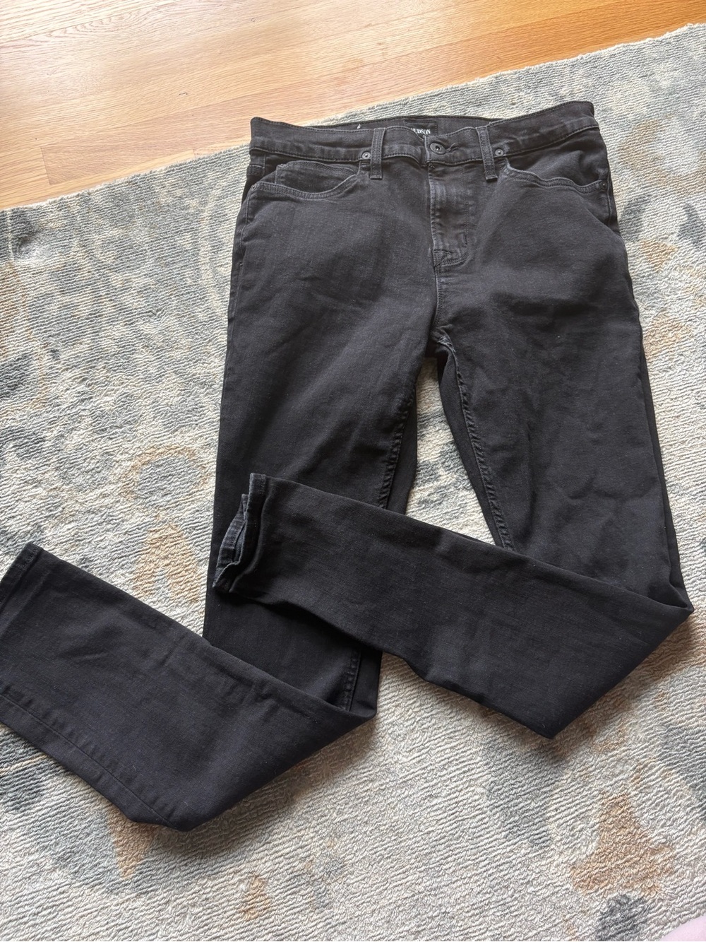 Hudson Jeans Men’s Skinny Black Stretch Denim
